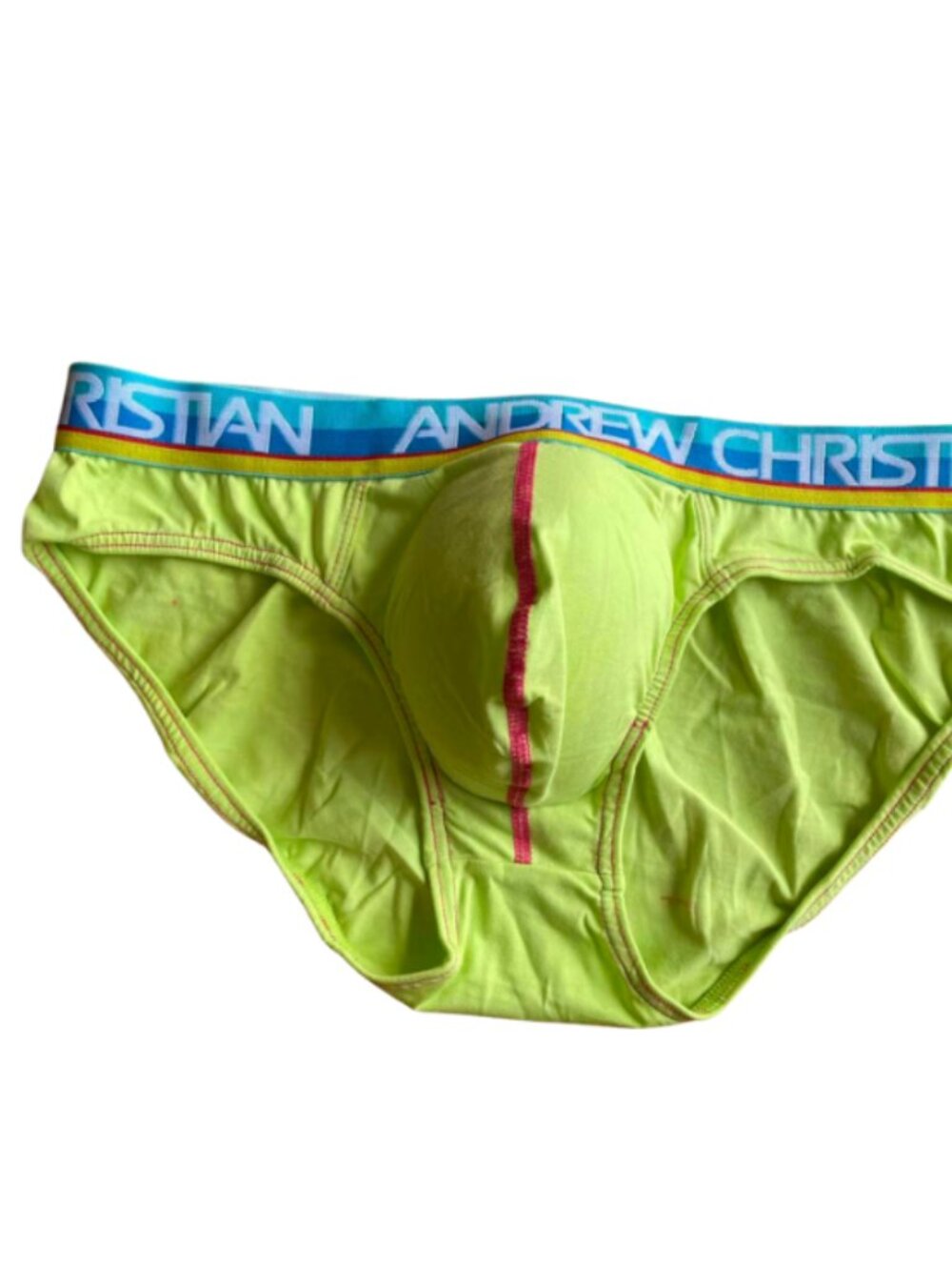 Andrew Christian Vintage Briefs Medium Green NEW